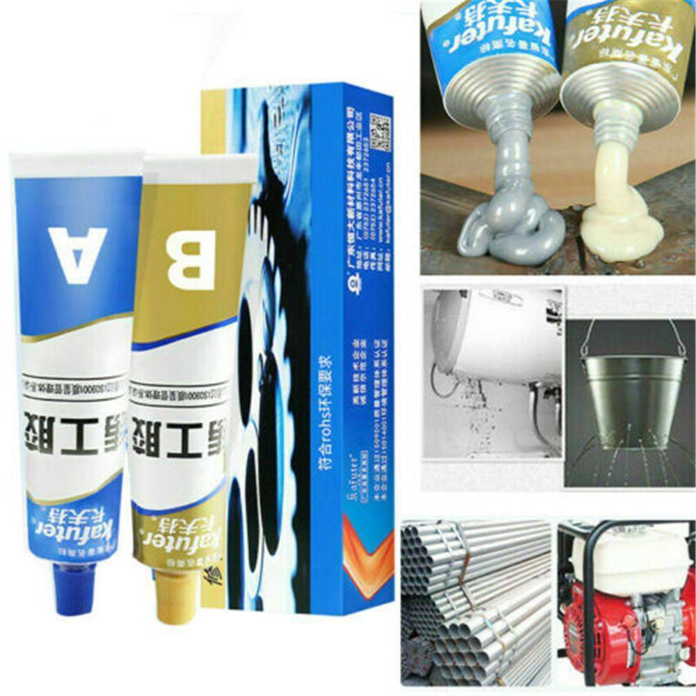 2X Kafuter 60g Industrial Heat Resistance Cold Weld Metal Repair Paste Set