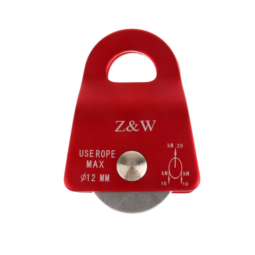 20KN / 2000kg Mountaineering Pulley, Belay Device, Climbing
