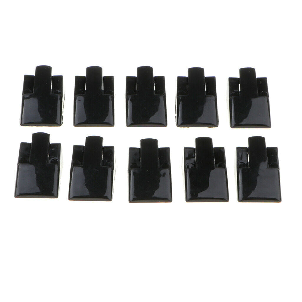 10x PP Durable Finger Rings Display Storage Holders for Showcase Accessories