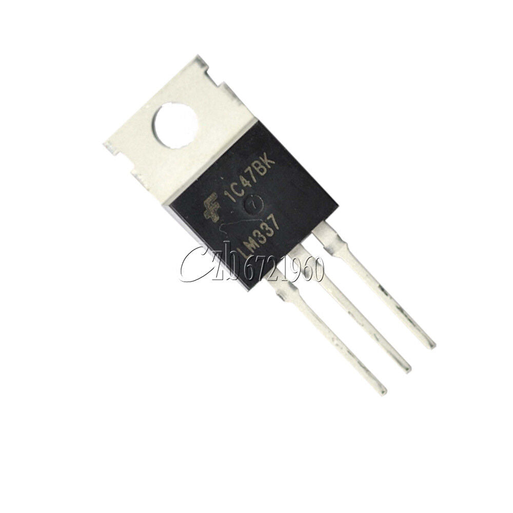 5PCS LM337T LM337 TO-220 Negative Adjustable Regulator IC