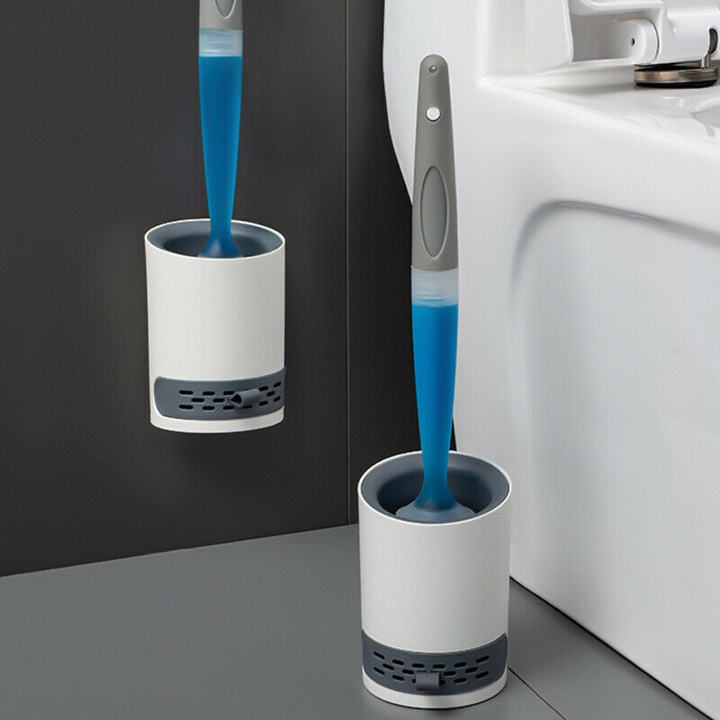 Toilet brush with toilet cleaner adjustable detergent Soft Glue Toilet Brushes