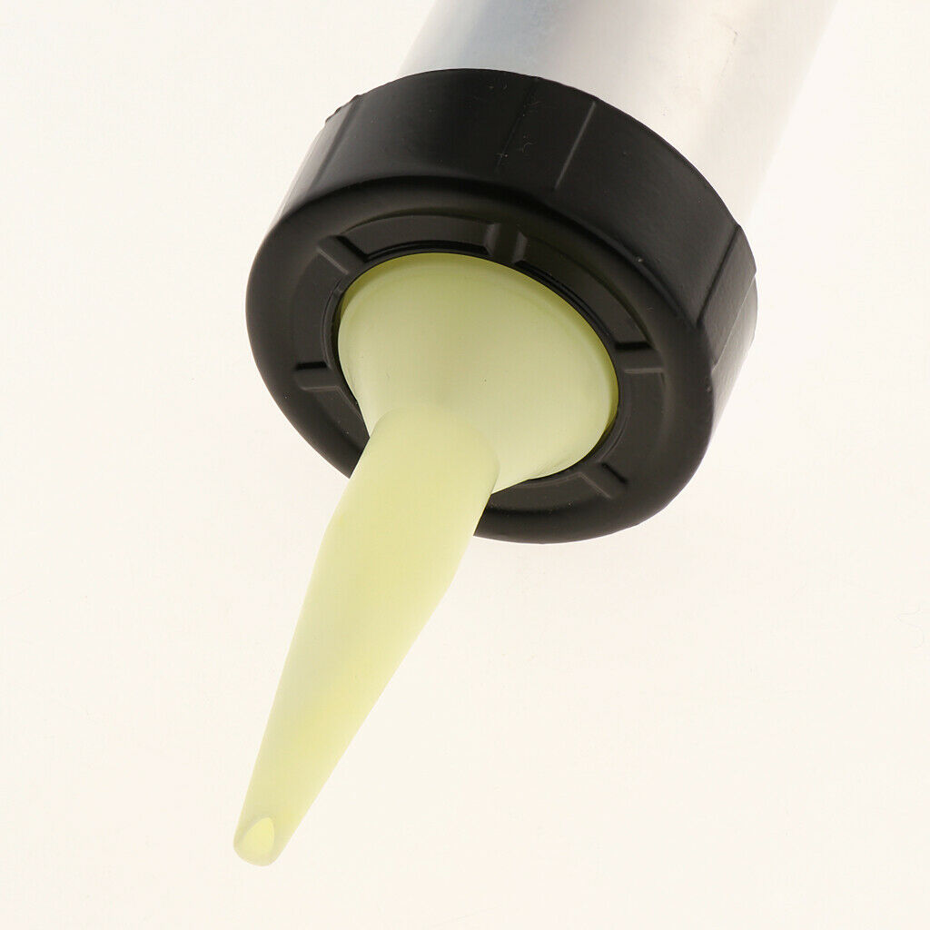 Sausage Gun, 12-inch Caulking Gun with Nozzle, Silicon Gun, Aluminum Caps