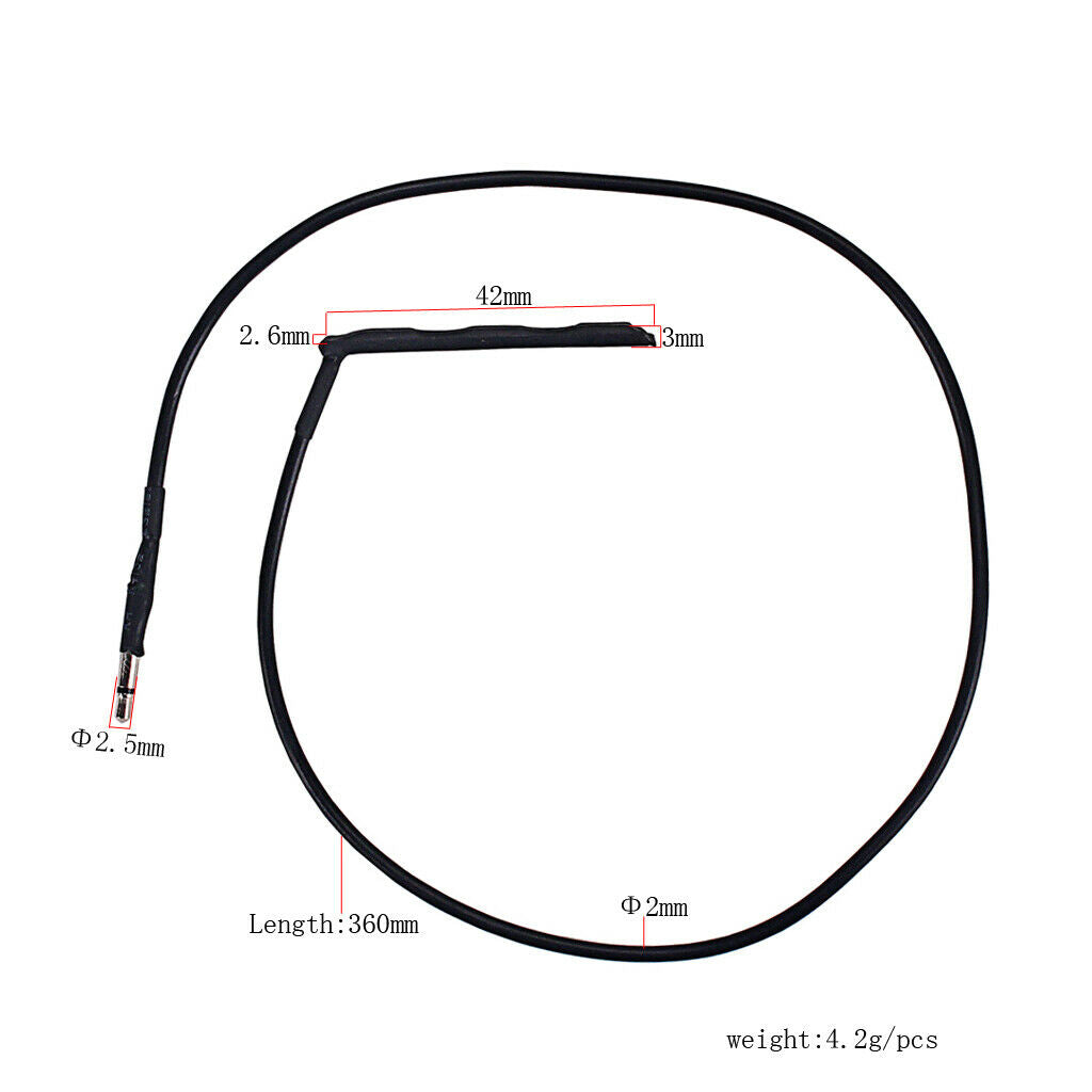 Black Guitar Piezo Pickup Rod for Cigar Box 3 String Guitar Parts