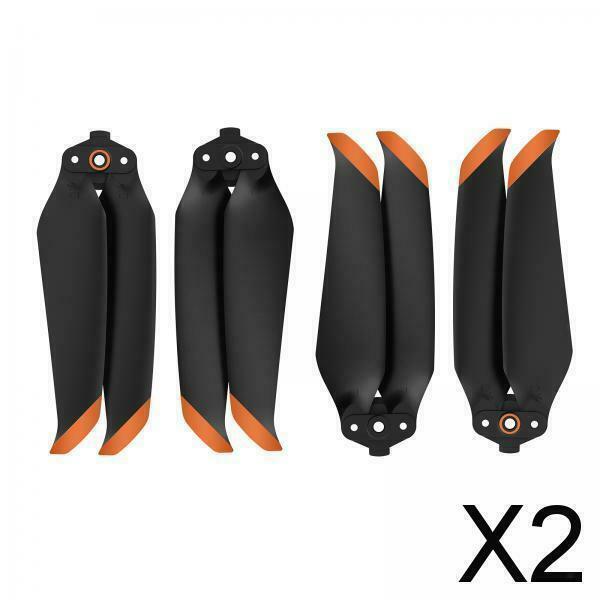2X 7238F Propellers Blade for DJI Mavic Air 2S Drone Accessories 2 Pair Orange