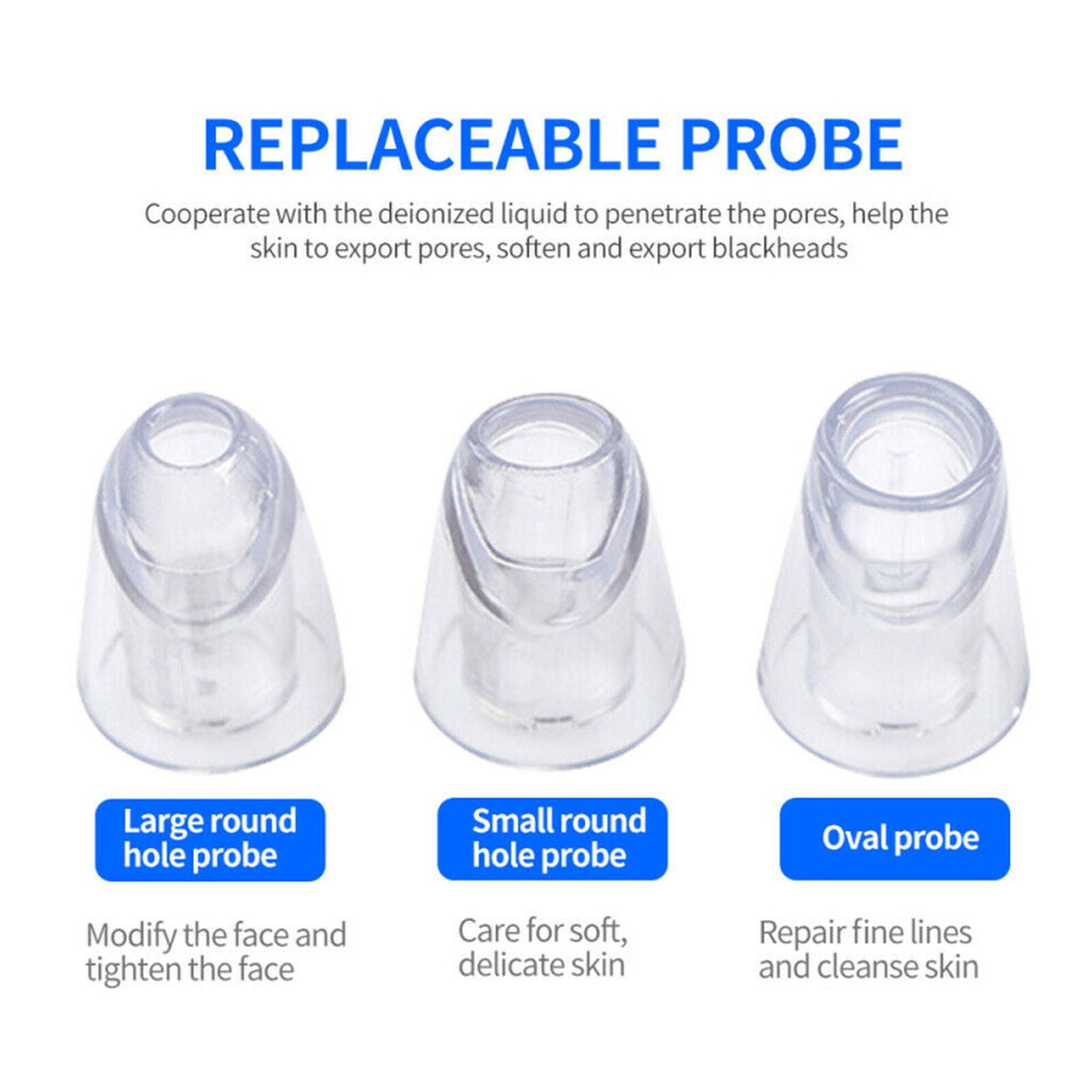 1pc Electric Pore Cleaner Vacuum Blackhead Remover Face Pore Suction Cleaner