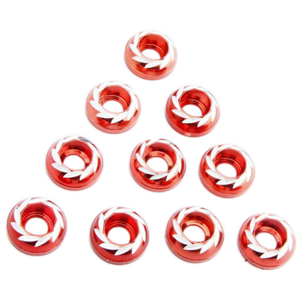 10pcs Red Aluminum Screw  Car Wheel Wheel Tire Valve Stem NEW
