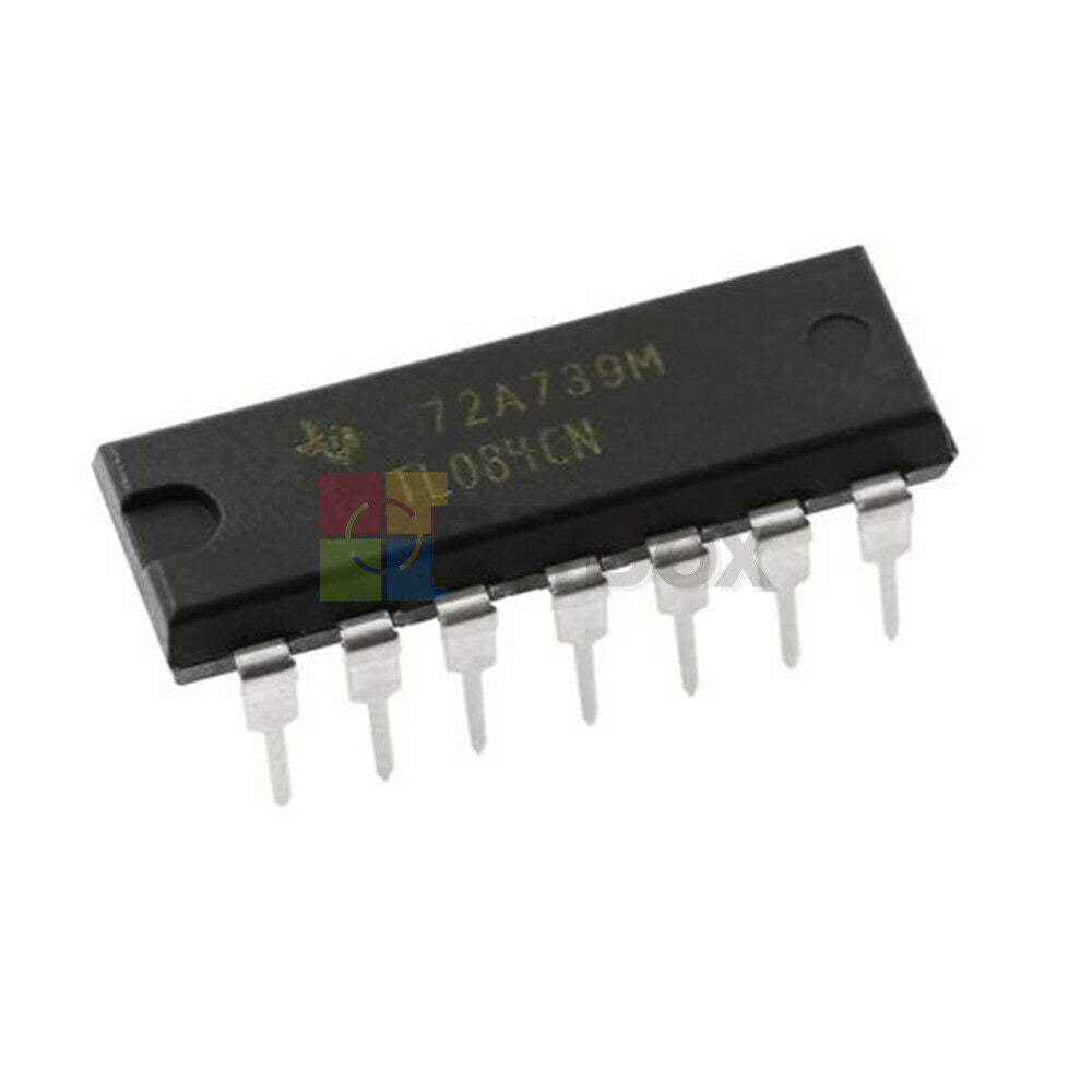 20PCS TL084 TL084CN  DIP-14 Quad JFET-Input Op Amp IC