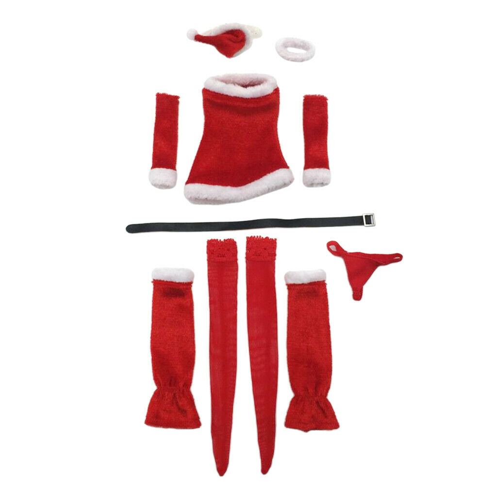 Set Of 1/6 Scale Christmas Clothes Clothes For Women For Figures Of