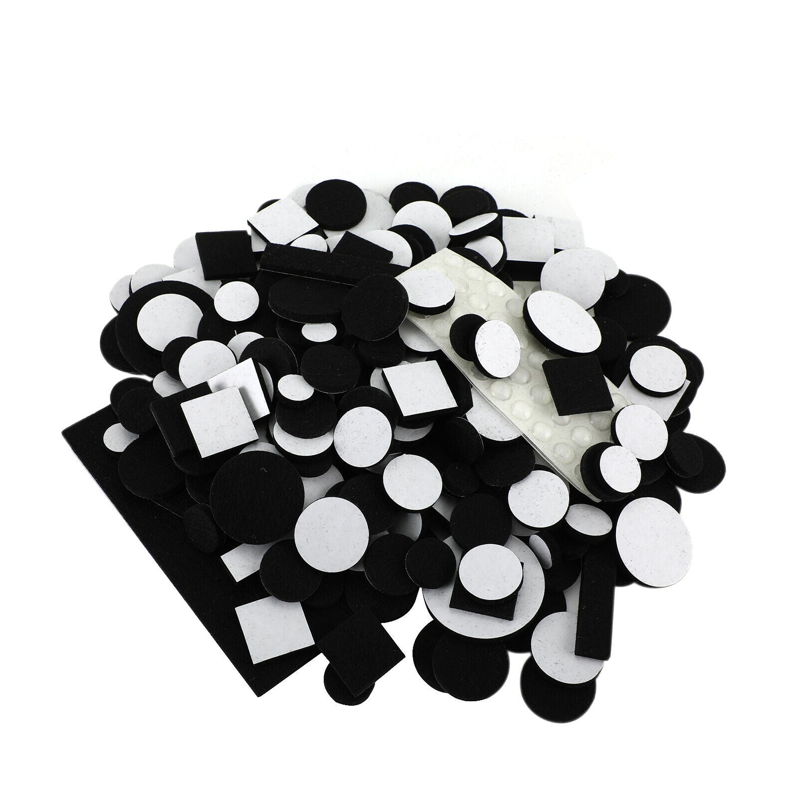 300Pcs Furniture Pads Chair Leg Floor Protectors Felt Pads Hardwood Floors Black