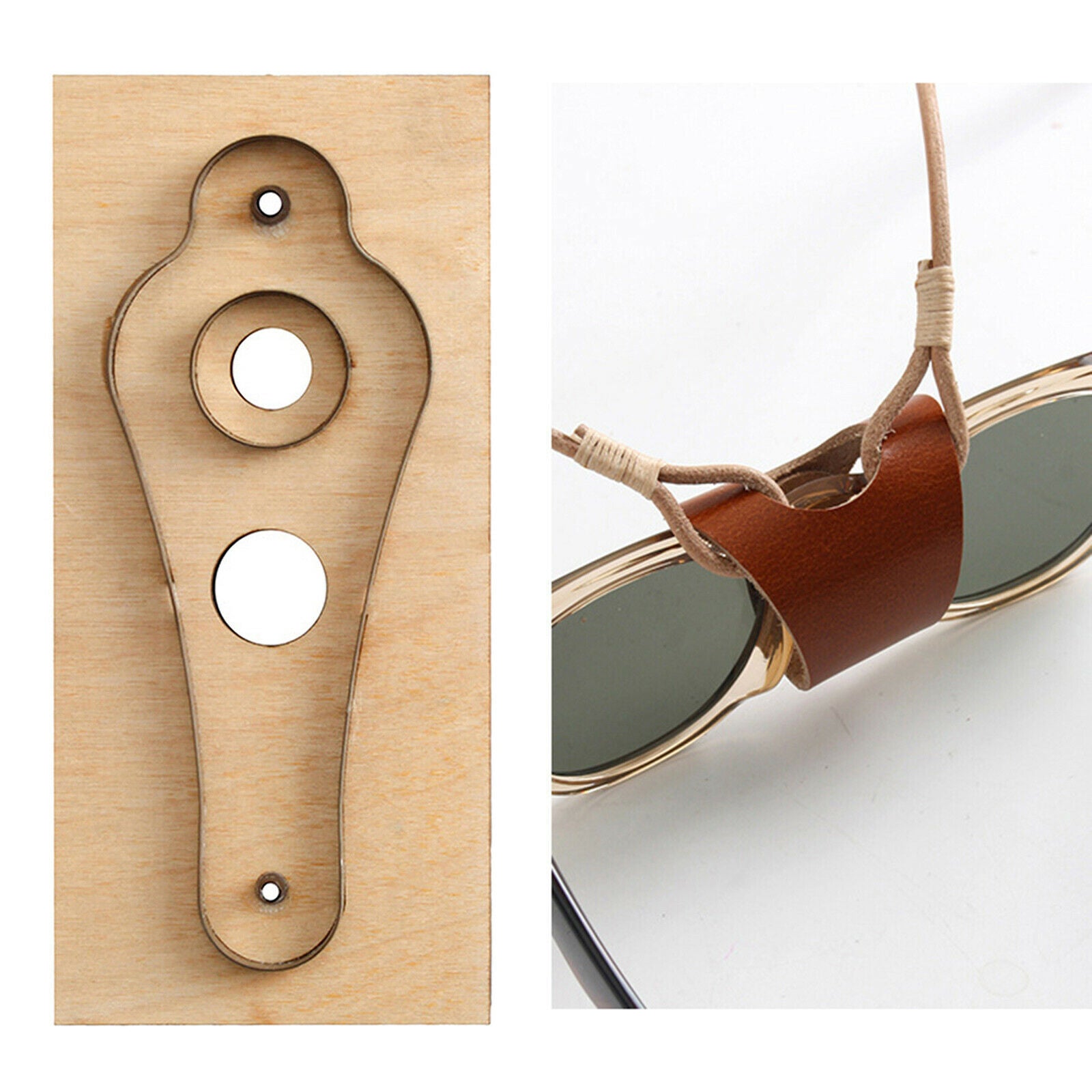 Leather Craft Dies Eyewear Lanyard Cut Mold Glasses Holder Making Blade Tool