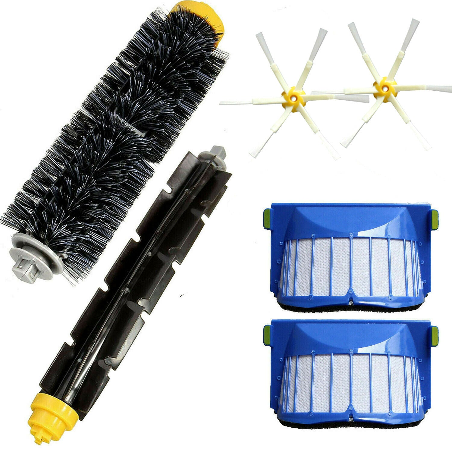 For iRobot Roomba 614 675 655 696 690 685 645 R675 620 Aerovac Filter Brush kit