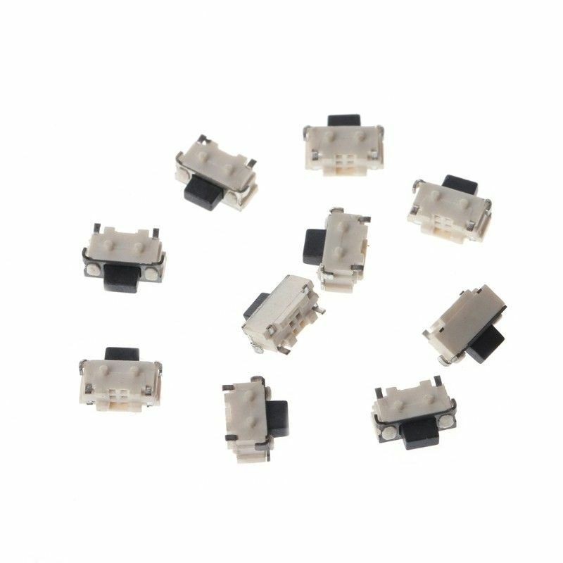 10 Pcs/1 Set 2x4x3.5mm Side Tactile Push Button Micro SMD SMT Tact Switch Let