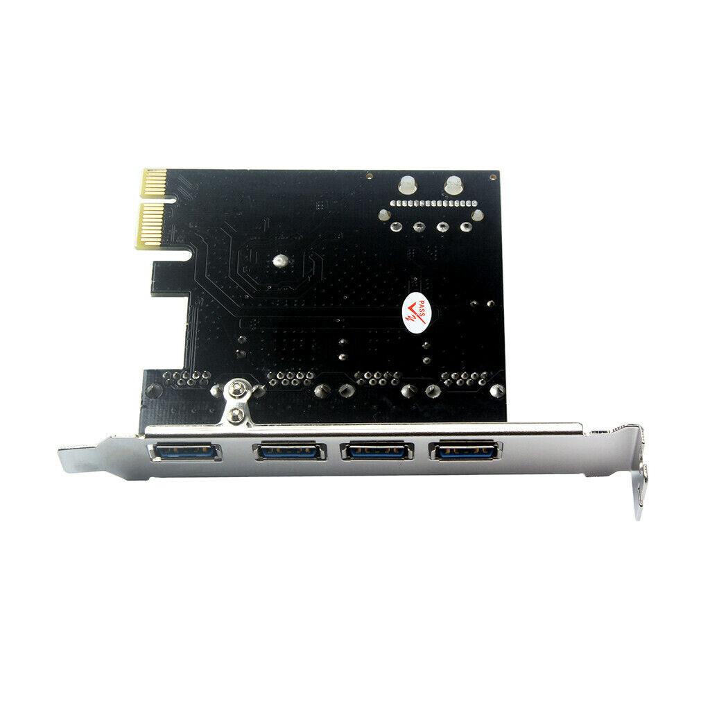 2x 4-Port PCI-E to USB 3.0 PCIe Express Expansion Card Hub Adapter Converter
