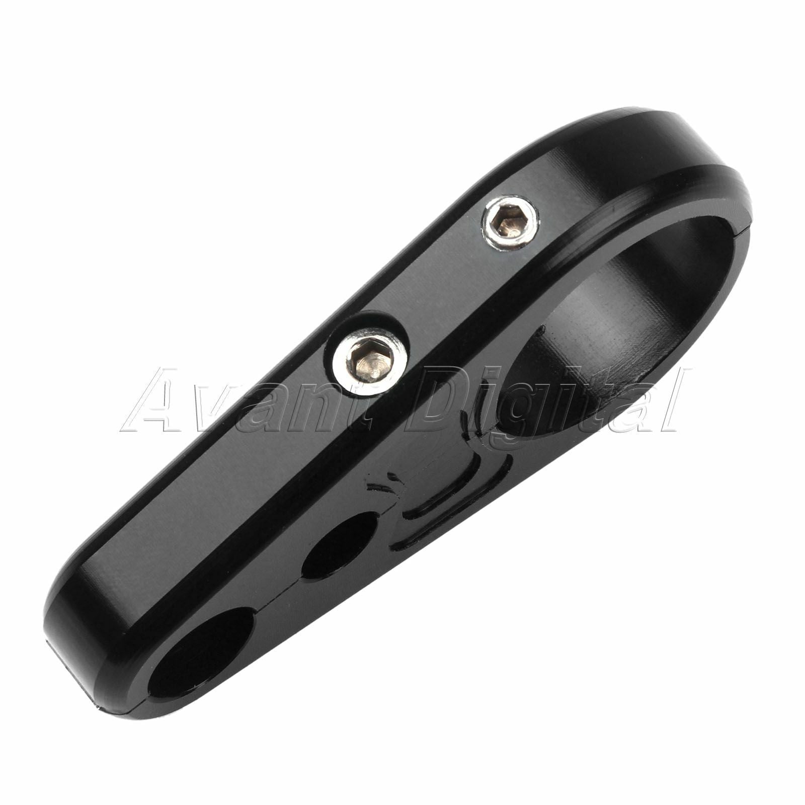 Motorcycle Bike 1" Handlebar CNC Brake Clutch Cable Wire Clamp Clip Organizer