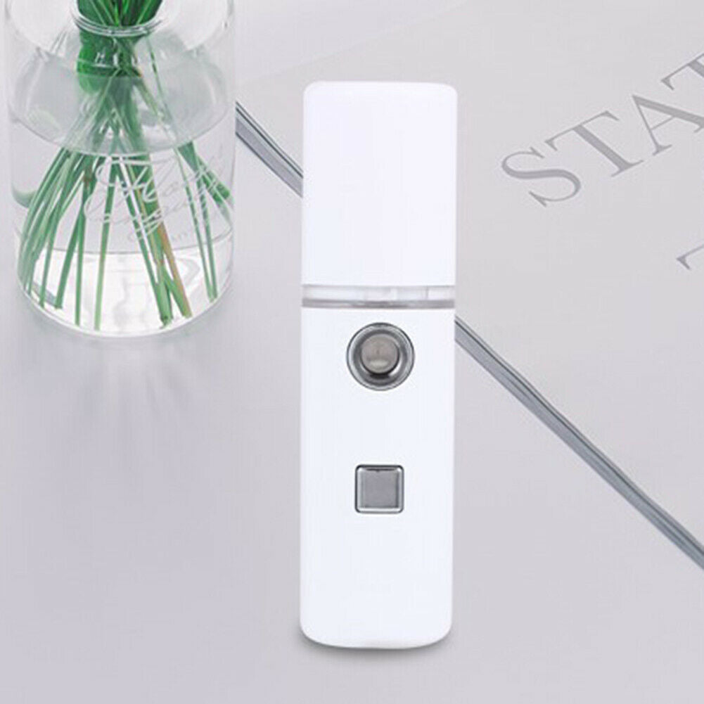 30ml USB Charging Face Steamer Portable Nano Facial Sprayer Mist Humidifier @