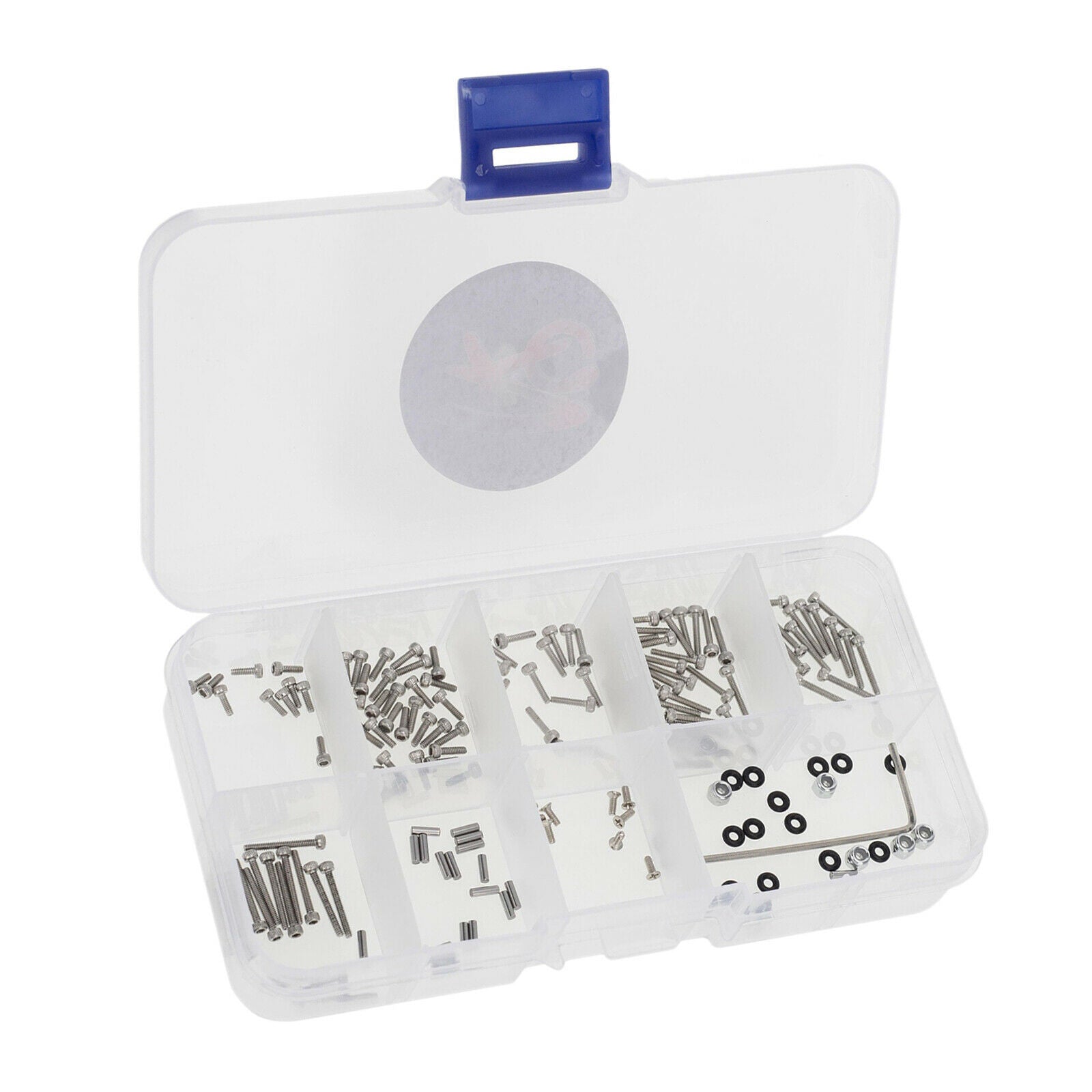 M1.4 Screws Nuts Kit Fit for Axial SCX24 1/24 RC Crawler Car AXI00002 Repair
