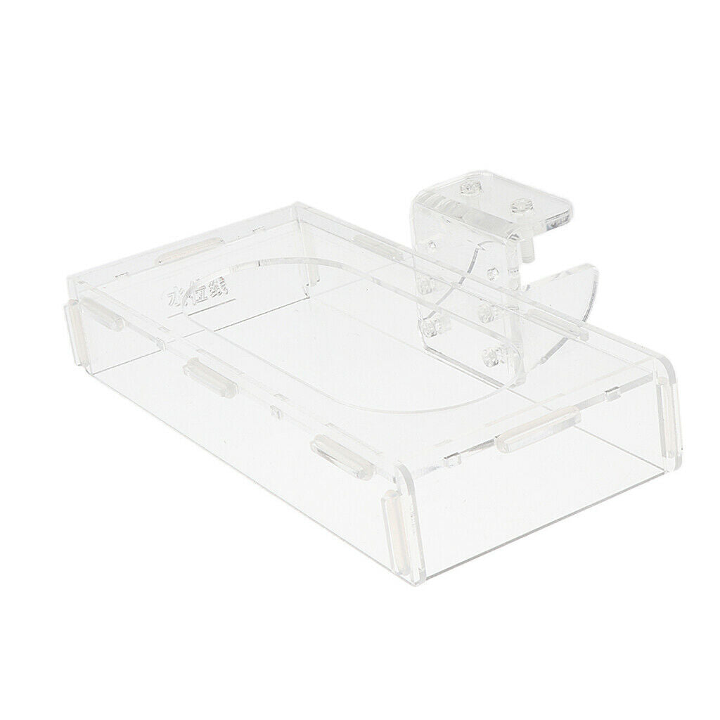 Non-toxic Durable Floating Food Rectangle Fish Food Feeder Aquarium Feeding Cup