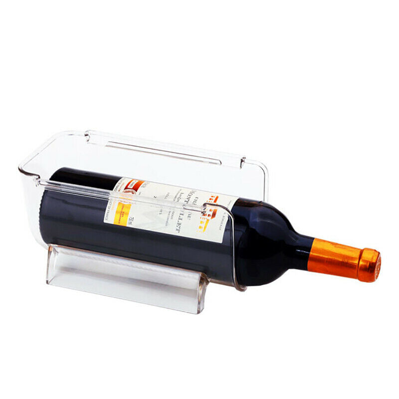 1Pack Refrigerator Organizer Kitchen Bottle Storage Rack Stackable Wine HoldBDA