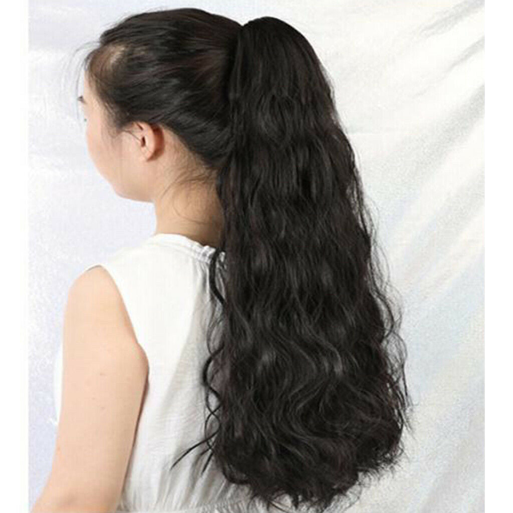 Charming 24'' Women Wavy Curly Ponytail Extension Synthetic Party Hairpiece