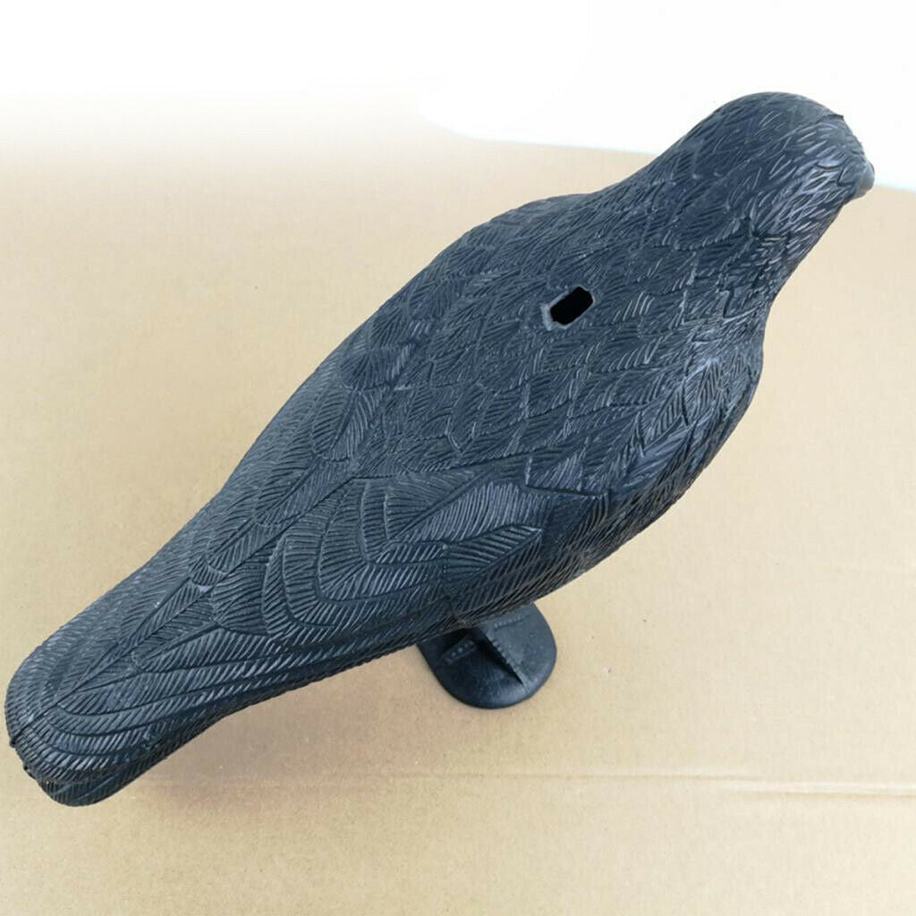 Simulation Lifelike Crow Decoys Raven Decoying Lawn Ornaments Scarecrow