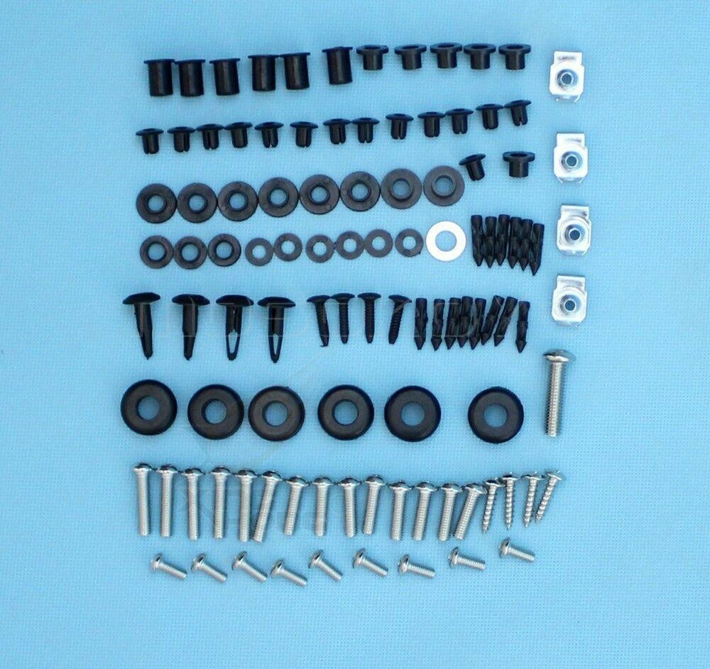 Custom Complete Fairing Bolt Kit Body Fasteners Clip For Suzuki GSX-R1000 07-08