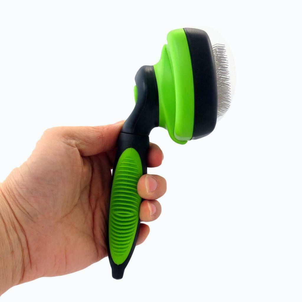 Pet Dog Grooming Brush Dematting Slicker Comb Thick Hair Knot Remove Tool