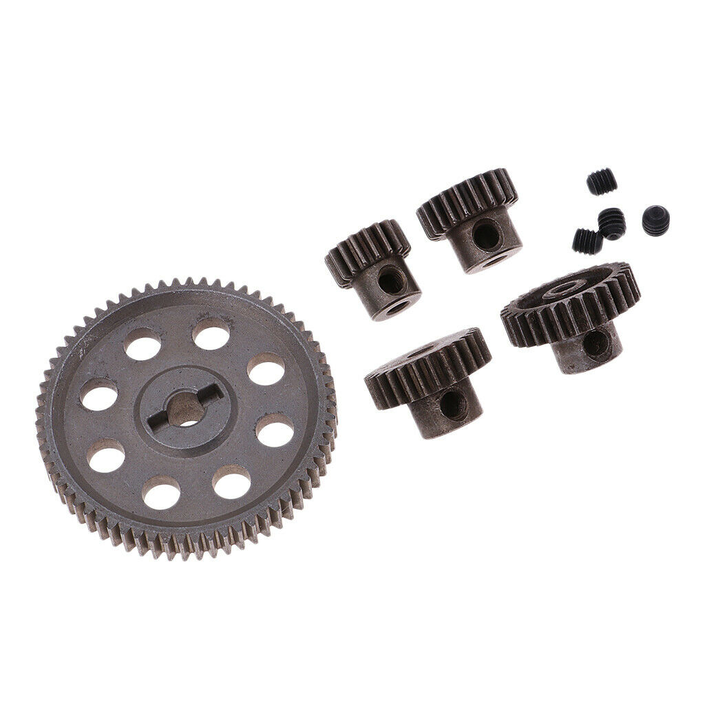 Diff Main Gear + Motor Gear for HSP 94111 94123 1:10 RC on-road Racing Car