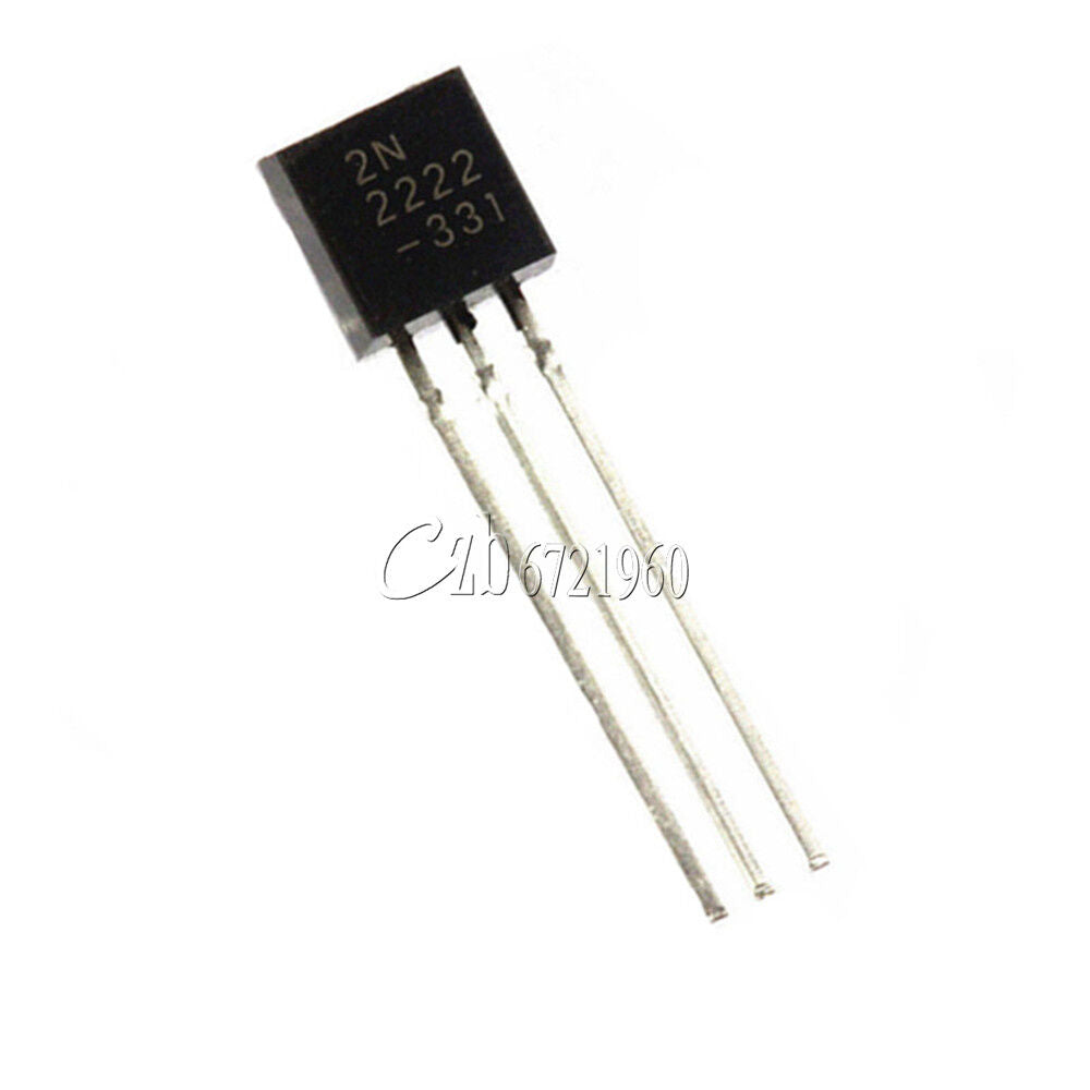 50Pcs NPN Transistor TO-92 2N2222A 2N2222