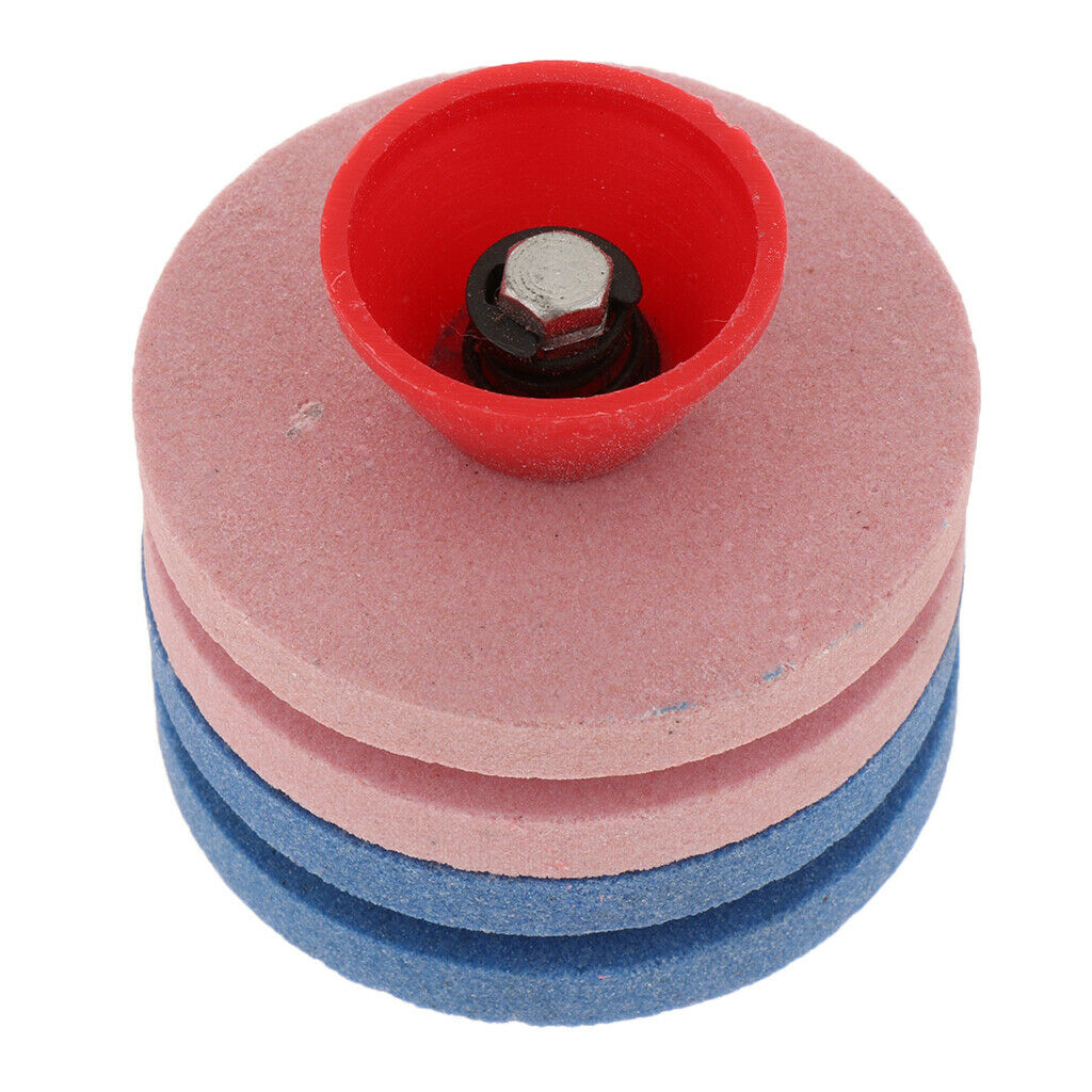 Lawn Mower Blade Balancer & Lawn Mower Blade Sharpener Kit - 57x82x7mm
