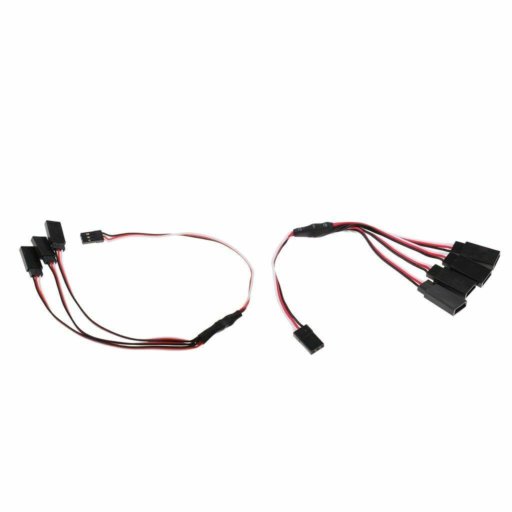 3 Way & 4 Way Servo Extension Y Spilitter Cable for JR Futaba RC Parts
