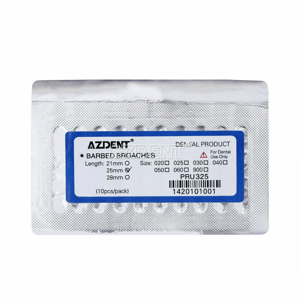 50 Kits Dental Endodontic Files Barbed Broaches Assorted 25mm 020#-900#