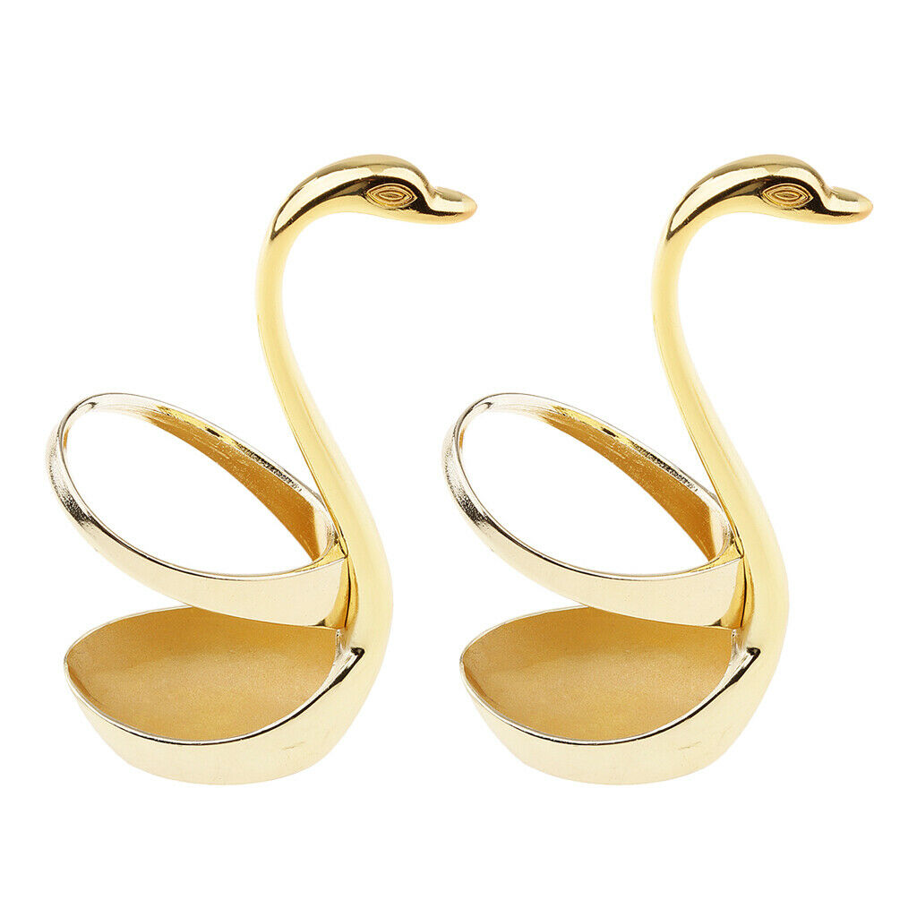 2x Swan Kitchen Cutlery Holder Spoon Flatware Storage Caddy for Cafe Bar
