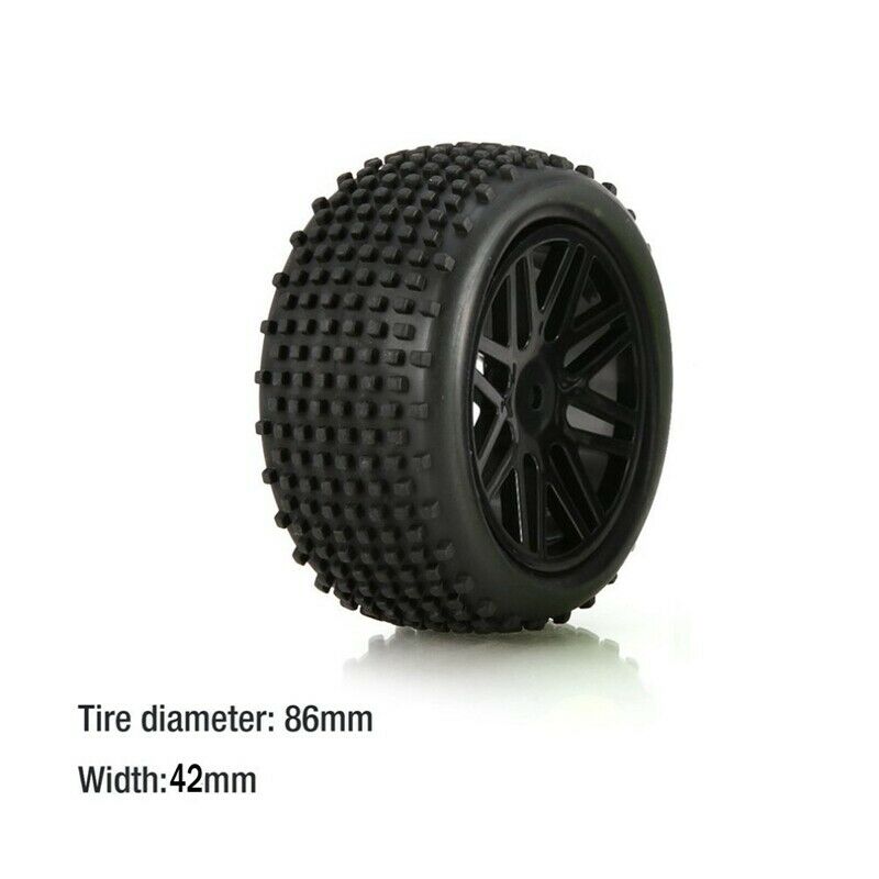 4Pcs 86mm Tires Wheel Tyre for Wltoys 144001 124019 104001 RC Car Upgrade PartN6