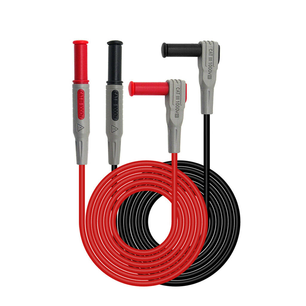 Set of 8-piece kit for electronic multimeter test leads with