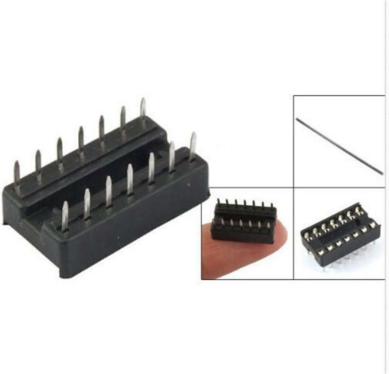 20X 14 Pin DIP IC Sockets Adaptor Solder Type Socket 2.54mm Fa.l8