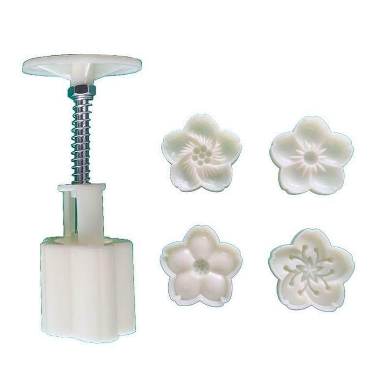 Cookie Stamp Moon Cake Maker Moon Cake Mould Thickness Adjustable DIY Decoration