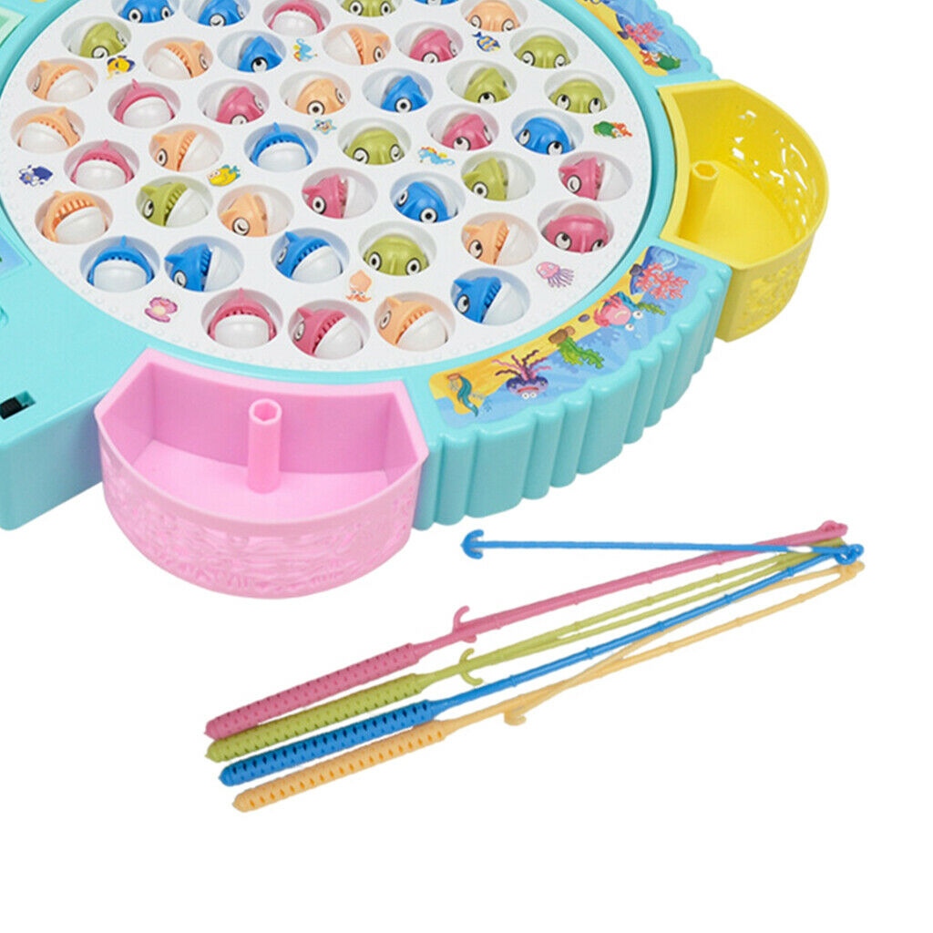Fish Fishing Game Educational Toys for Children with Music for