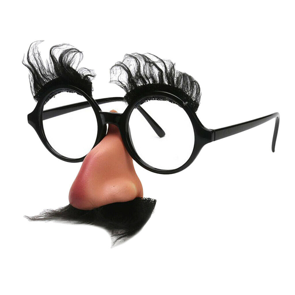 Funny Party Glasses Eyebrow Mustache Big Nose Photobooth Props Birthday Creative