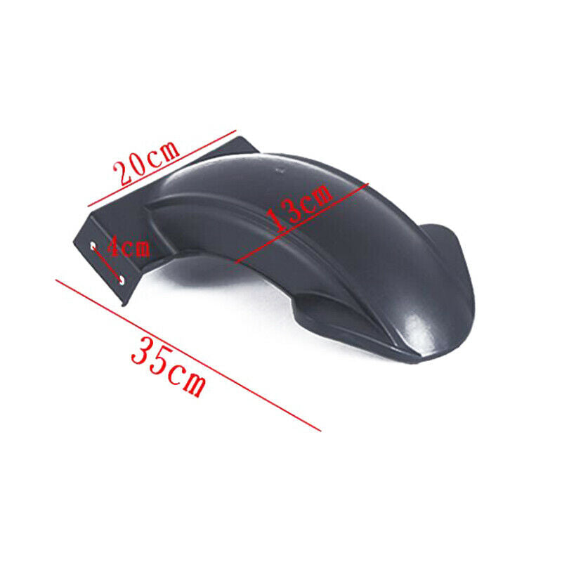 Motorcycle Scooter Electric Bike Rear Wheel Fender Splash Guard Mudguard Black