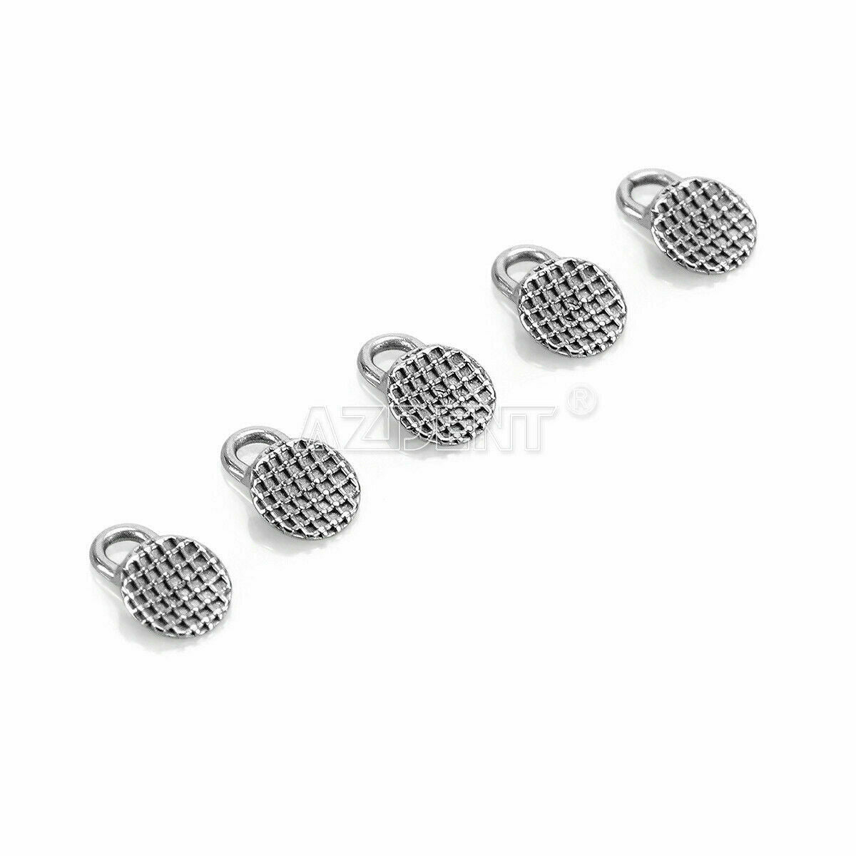 20X Dental Orthodontic Consumables Round Bondable Traction Hook Lingual Button