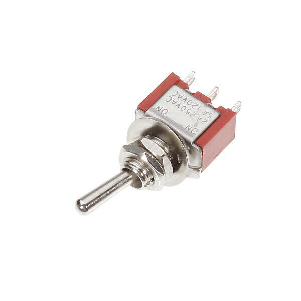 5x Single Pole Double Throw SPDT On/On Mini Toggle Switch