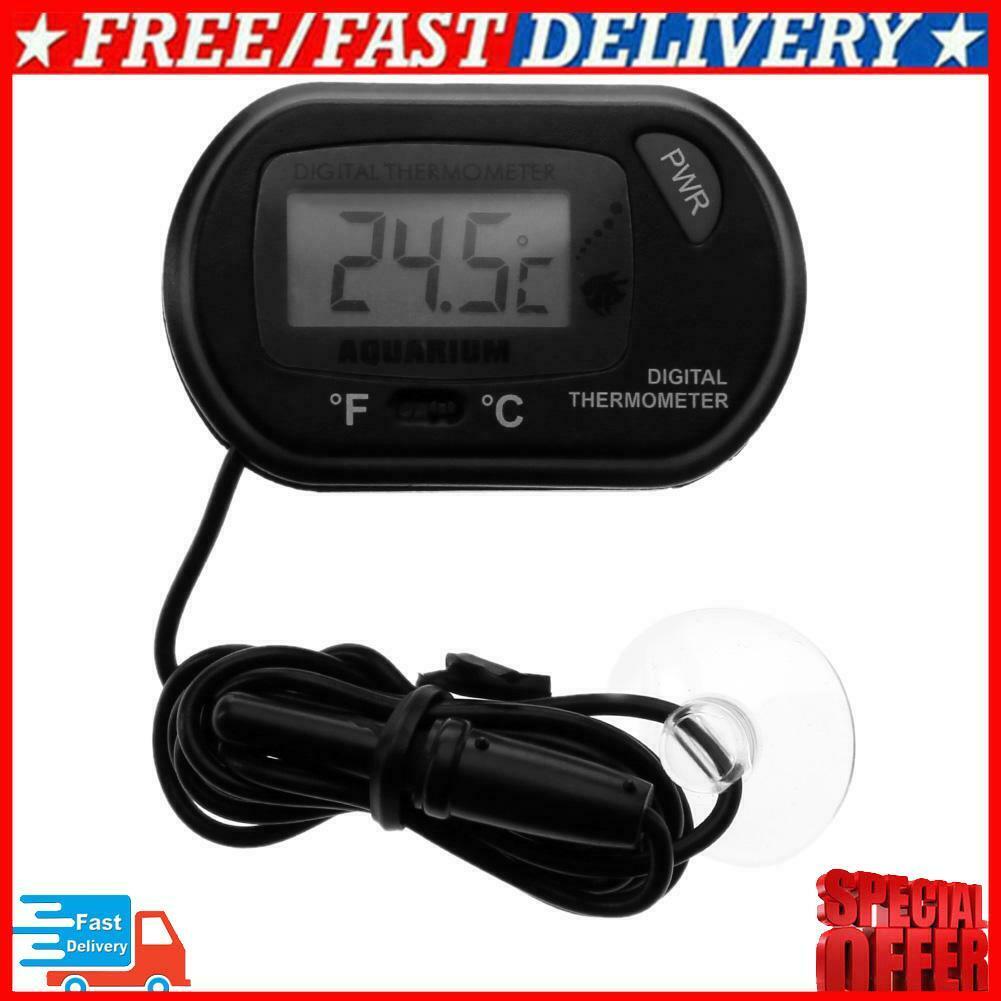 Waterproof LCD Electronic Digital Aquarium Thermometer Temperature Meter