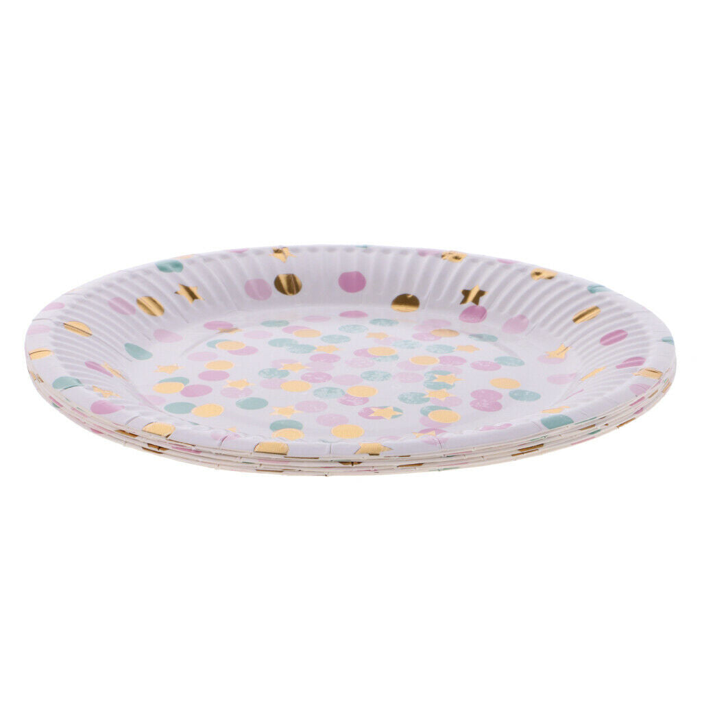 Disposable Dinner Plates | 7 Inch Premium Dinnerware Kits | Great for Kids