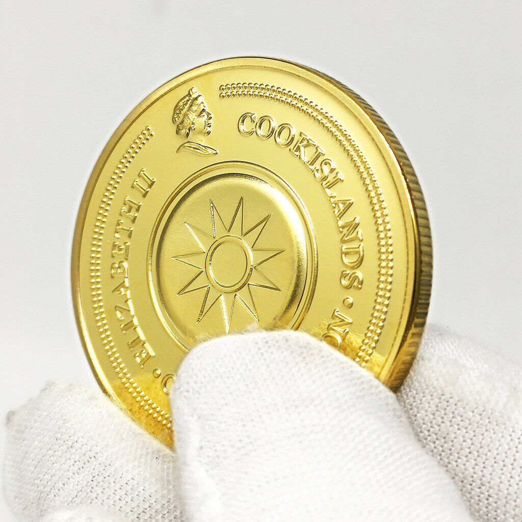 1pc Commemorative Coin Love Birds Couple Flying Souvenir Golden Decor Art