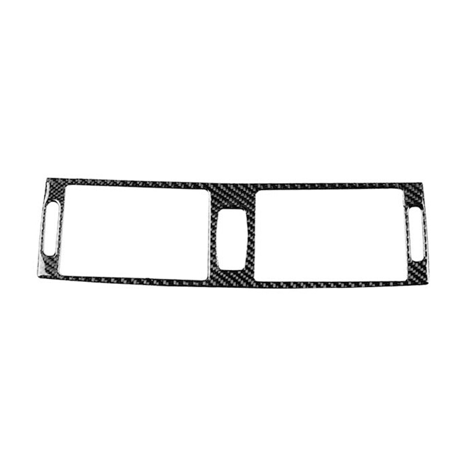 Carbon Fiber Central Console Air Vent Cover Trim Fit For BMW X5 E70 2008-2013