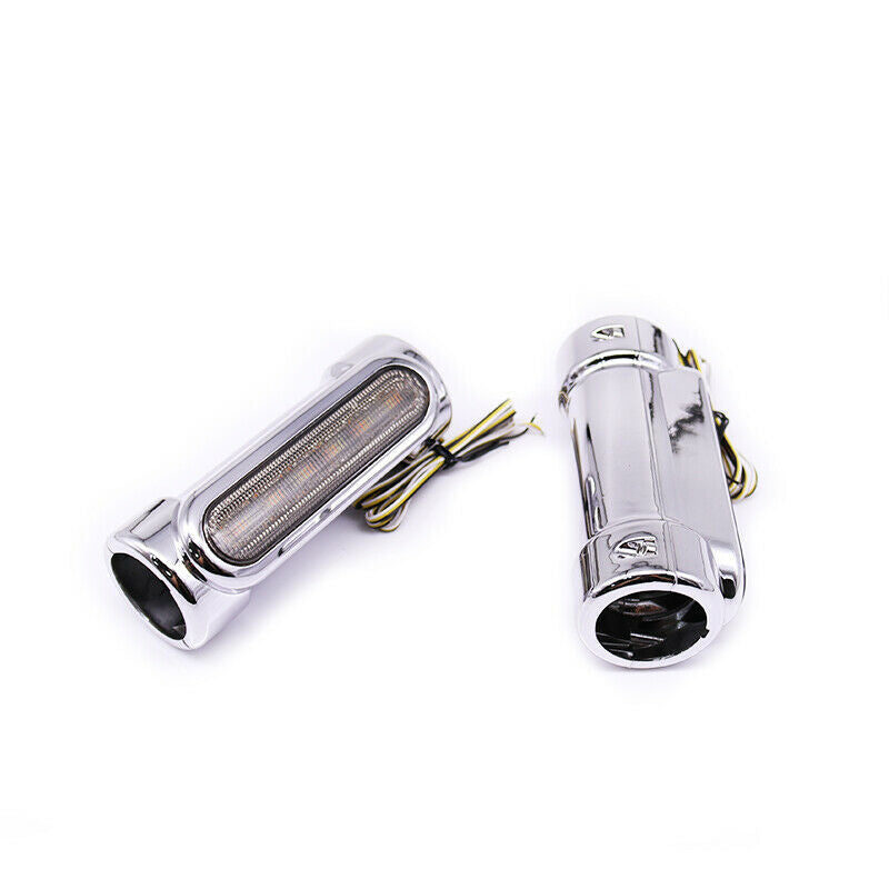 1.25'' Highway Protection Crash Bar Chrome Driving Turn Signal Light Cafe Racer