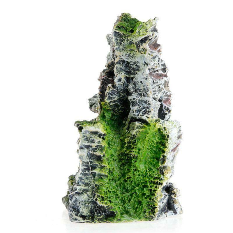 Mountain View Aquarium Rock Cave Tree Bridge Fish Tank Rockery Ornament Decor