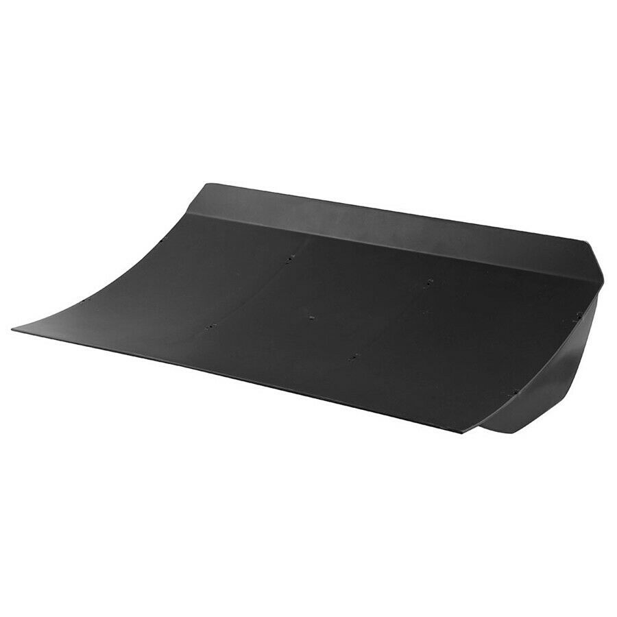 Black Shark Fin Rear Bumper Diffuser Valance Lip-Painted ABS Plastic For Dodge