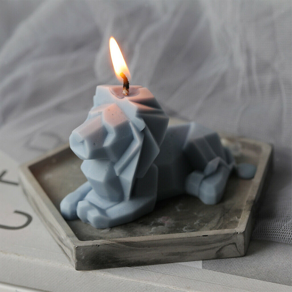 Candle molds Geometric shape plaster candle molding silicone mold for home