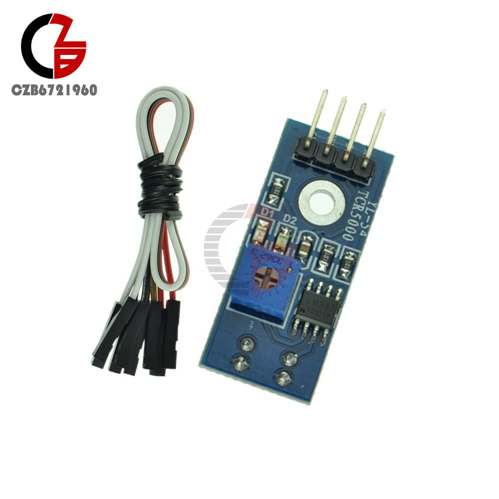 TCRT5000 Line Track Sensor Infrared Reflective Photoelectric Switch LM393 3.3-5V